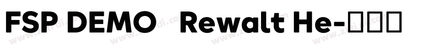 FSP DEMO   Rewalt He字体转换